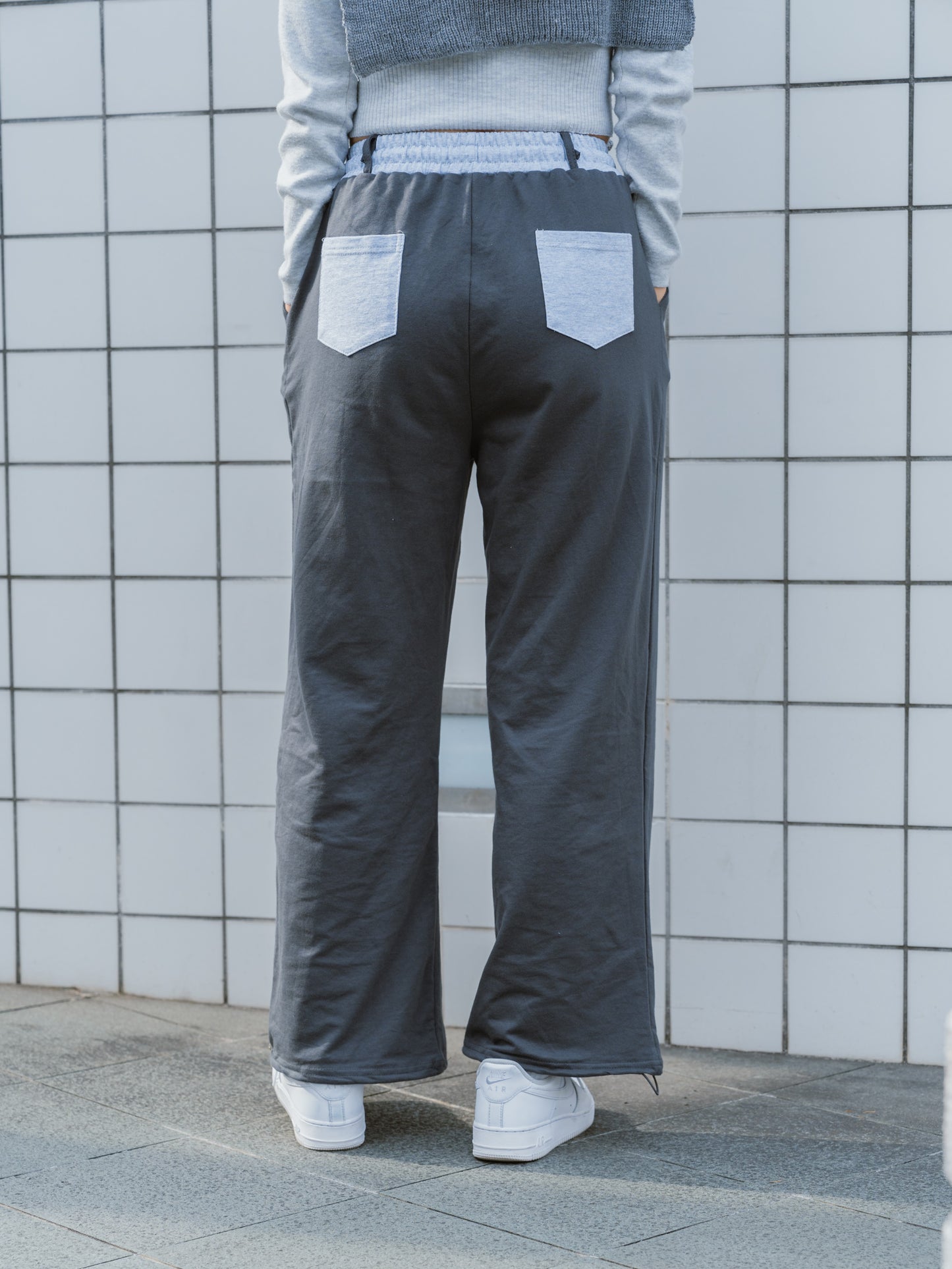 ポイントバイカラースウェットパンツ DPB11089