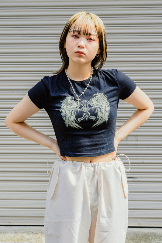 エンジェルクロップドTシャツ DPA20127