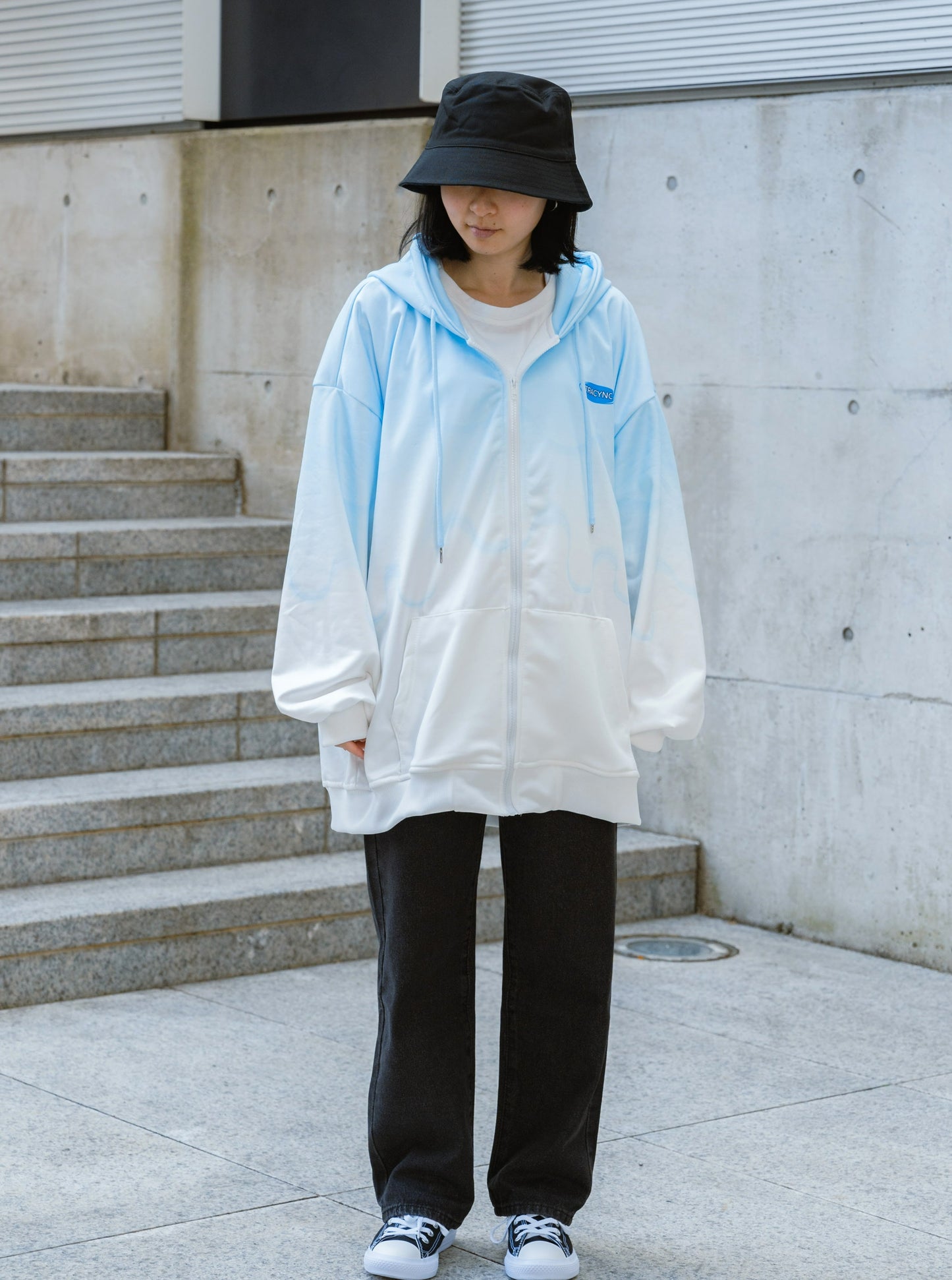 グラデーションビビットパーカー SPA04017