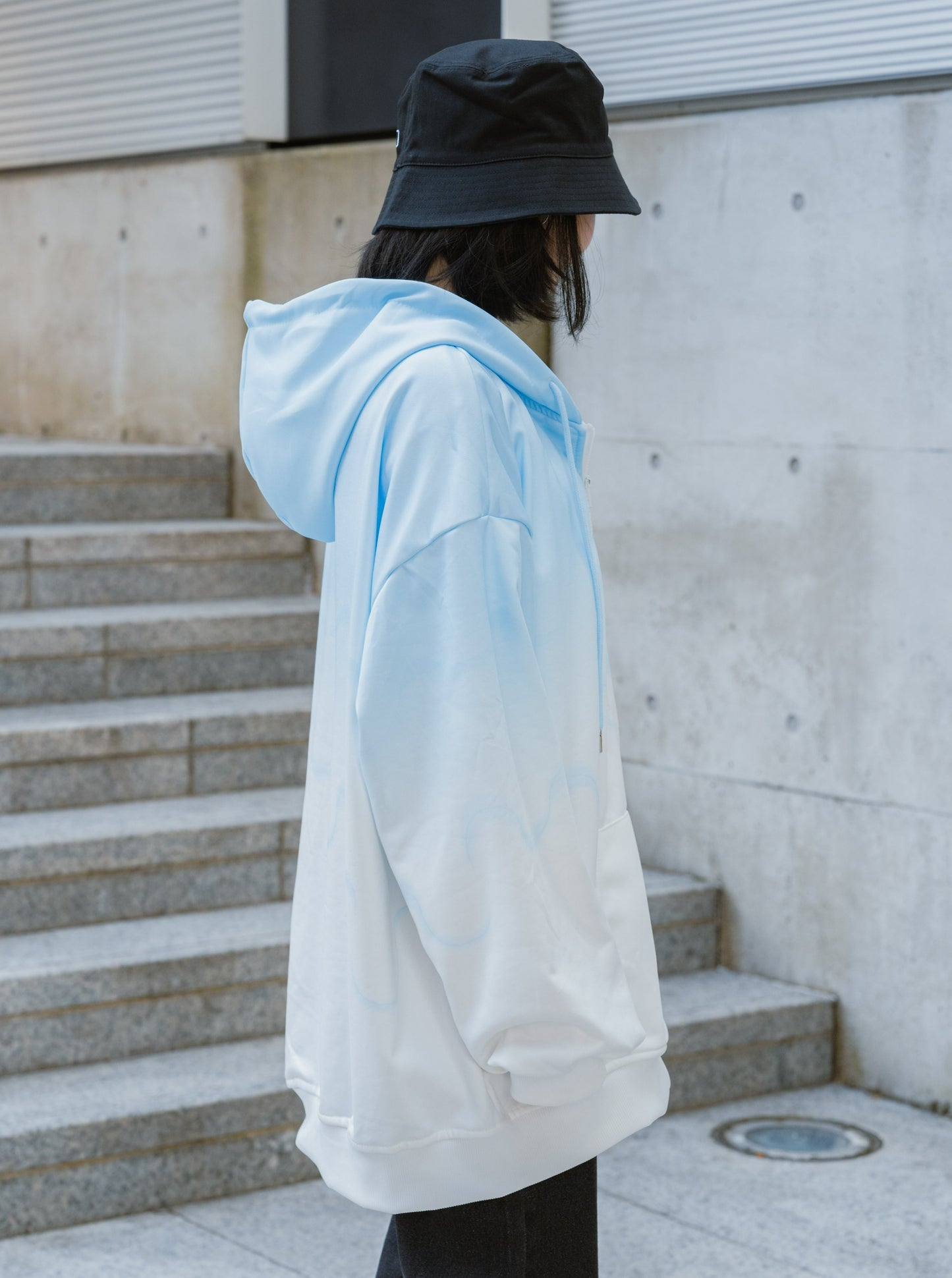 グラデーションビビットパーカー SPA04017