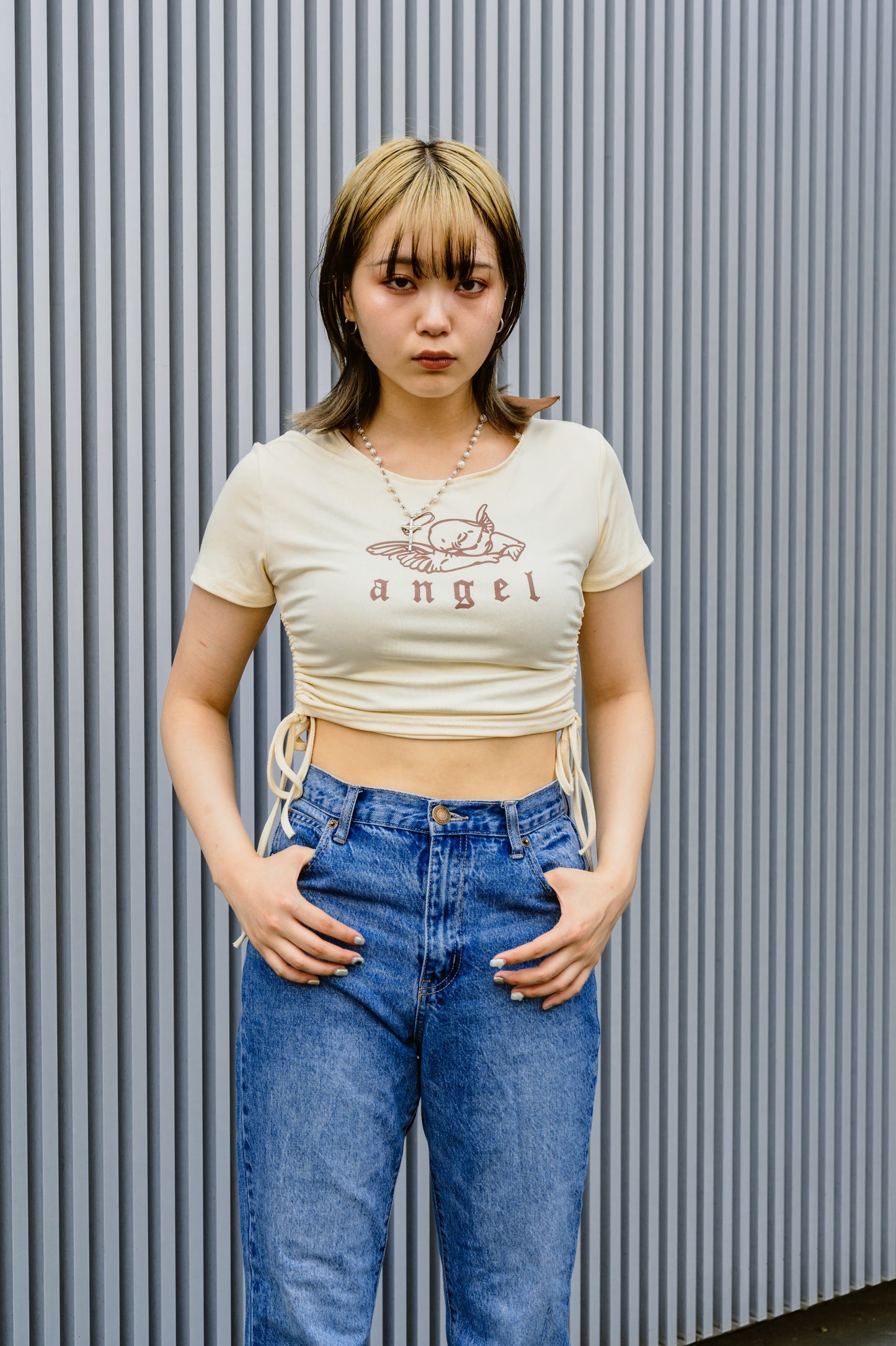 エンジェルレースアップTシャツ DPA20113