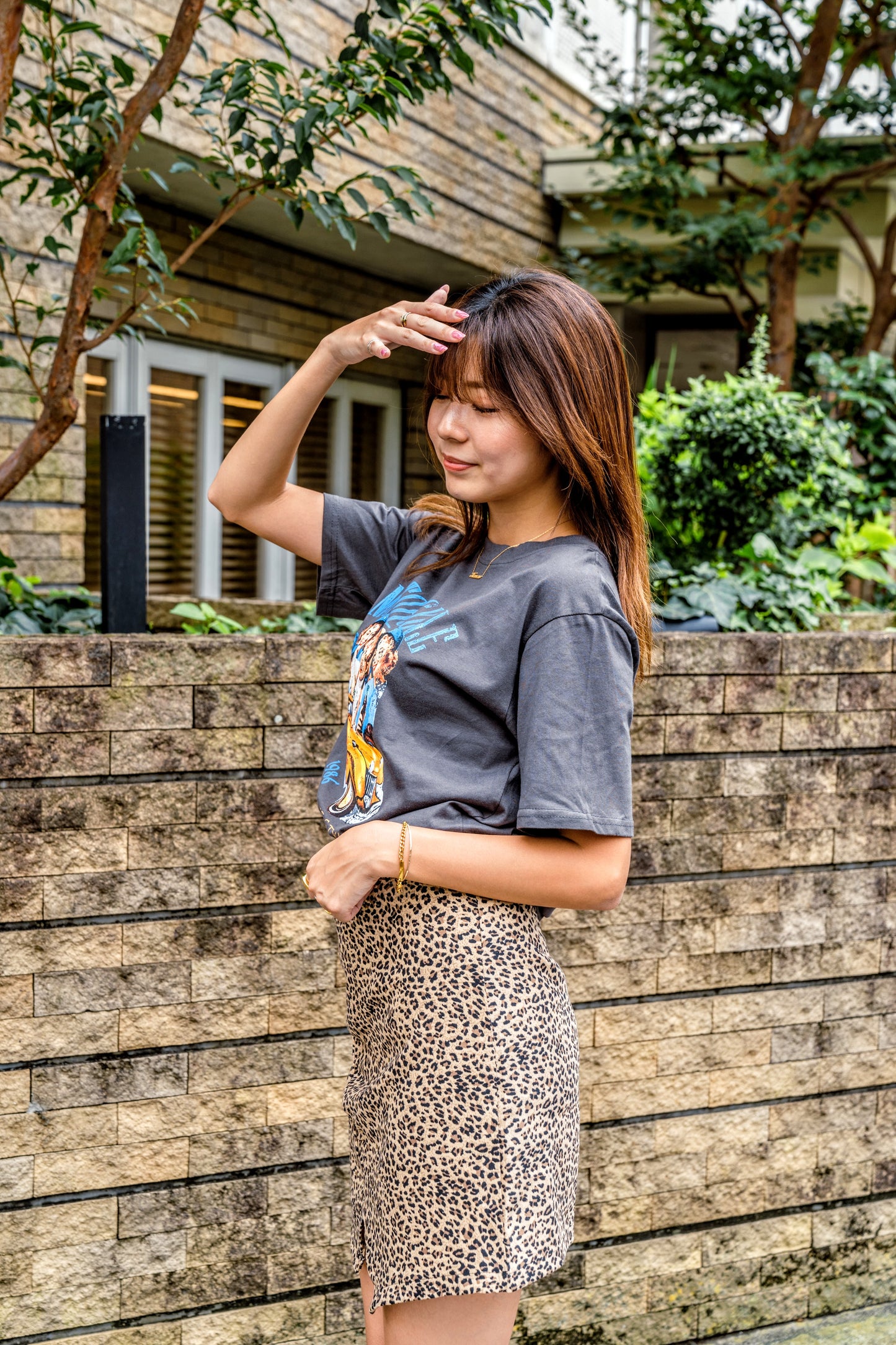 モトサイクルプリントTシャツ DPB11026