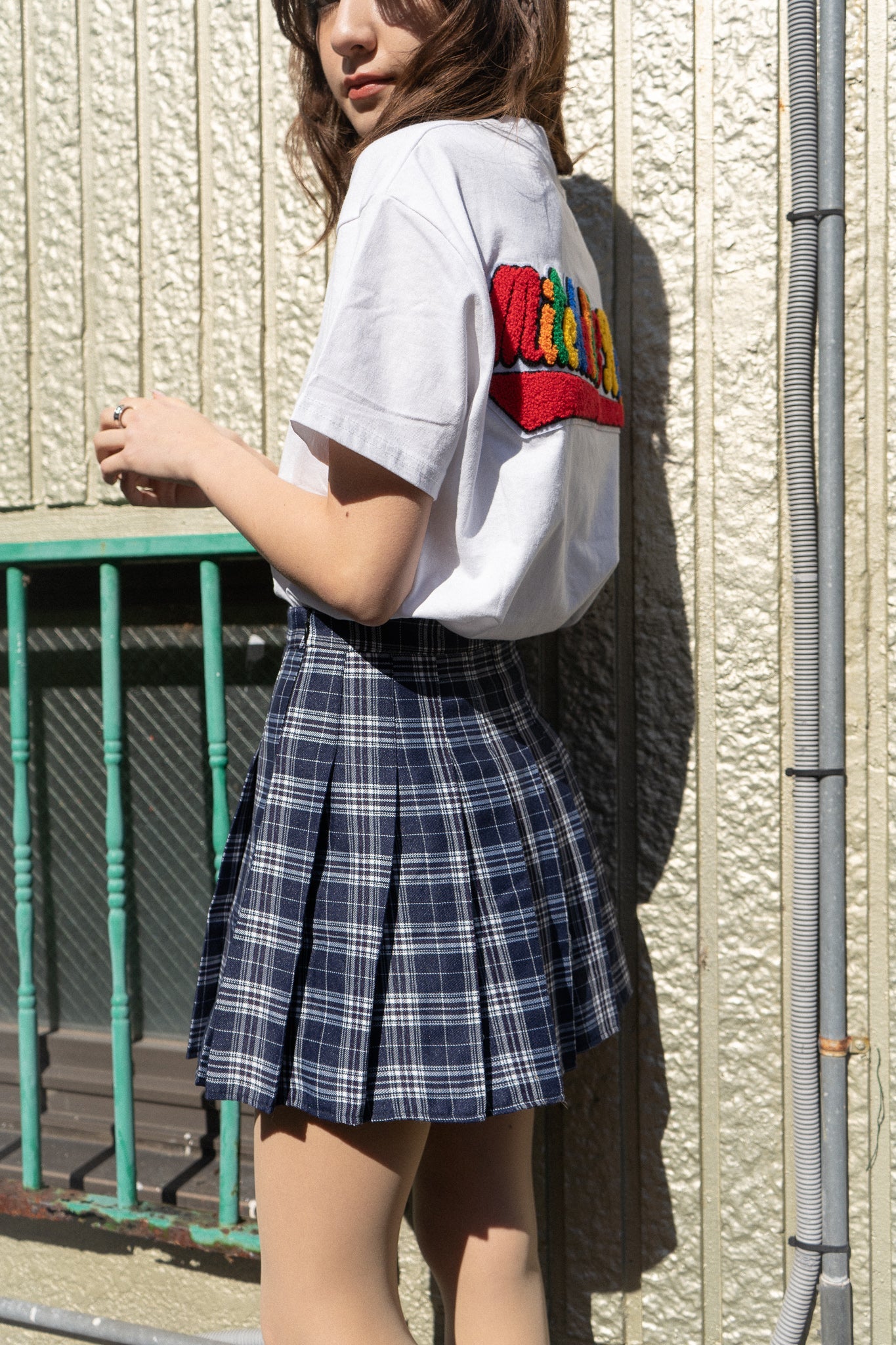 チェックプリーツスカート DAA03839