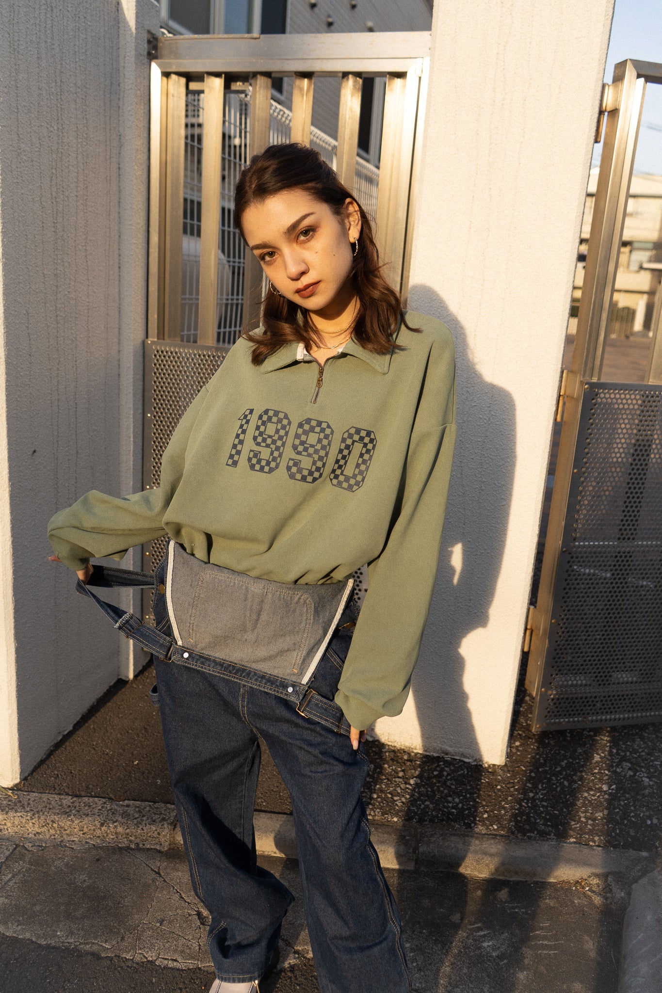 1990ハーフジップトップス DAA03840