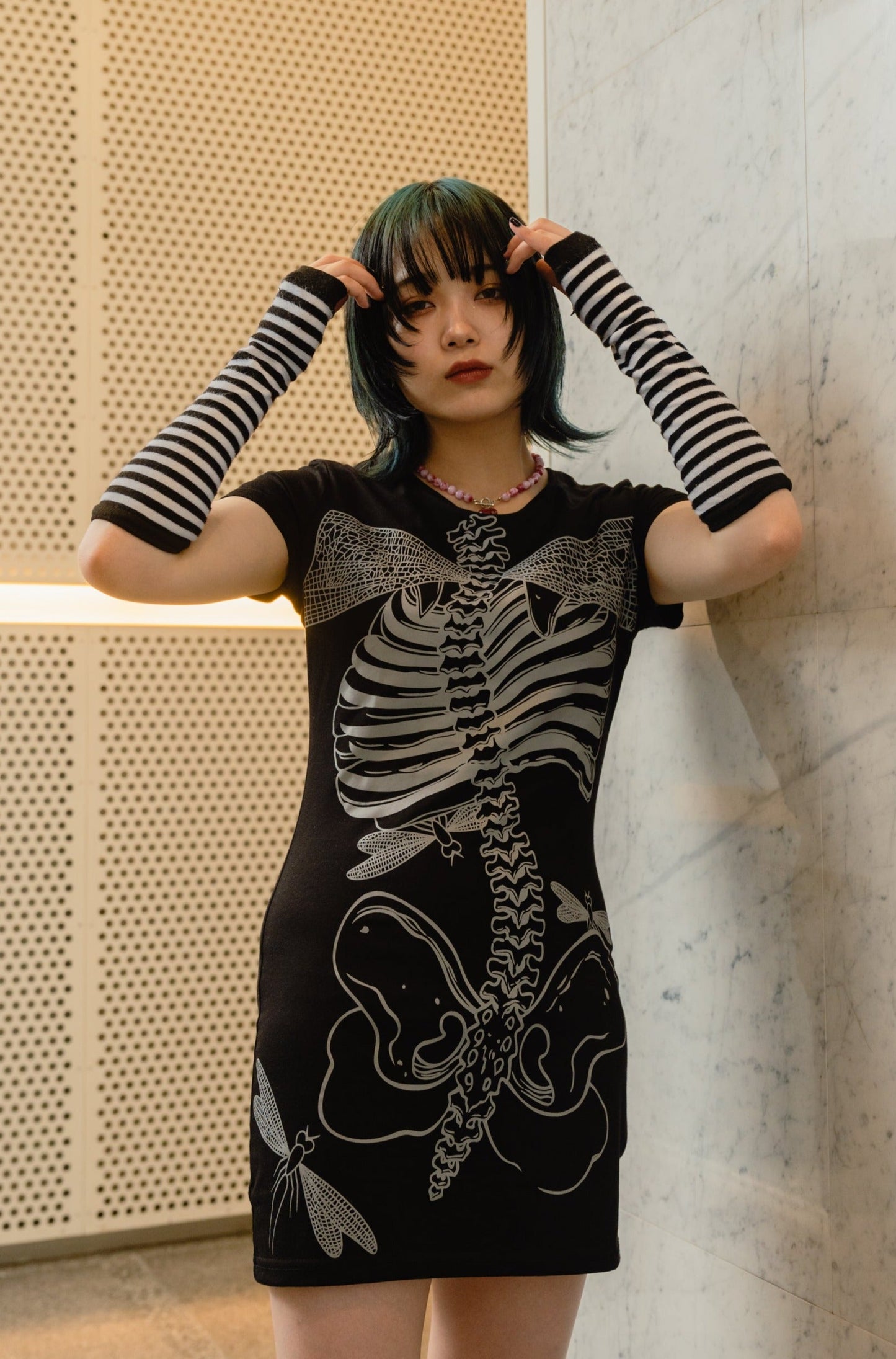 ボーダーアームカバー DPA20115