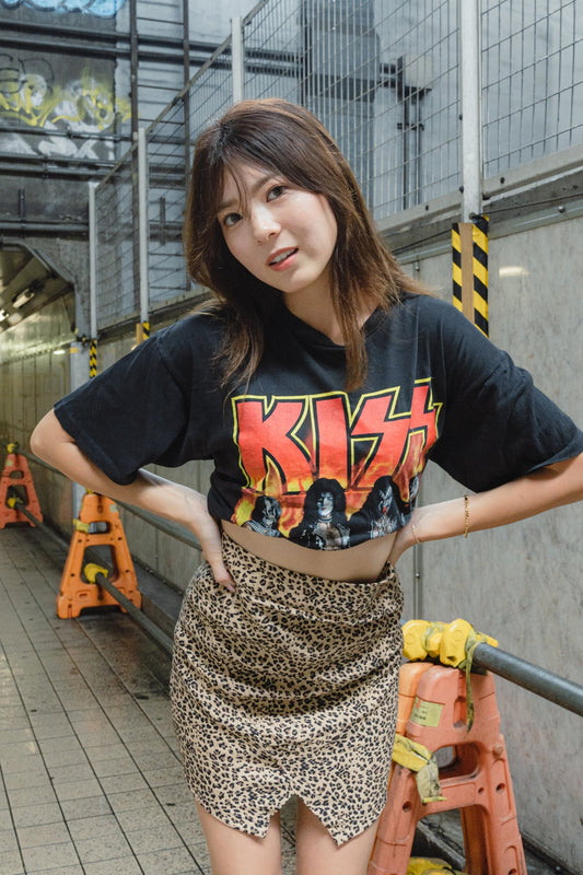 レオパードスリッドミニスカート DPB11012