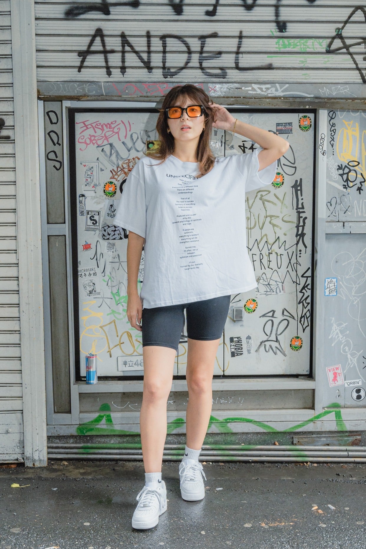 ビッグシルエットテキストTシャツ DPB11018