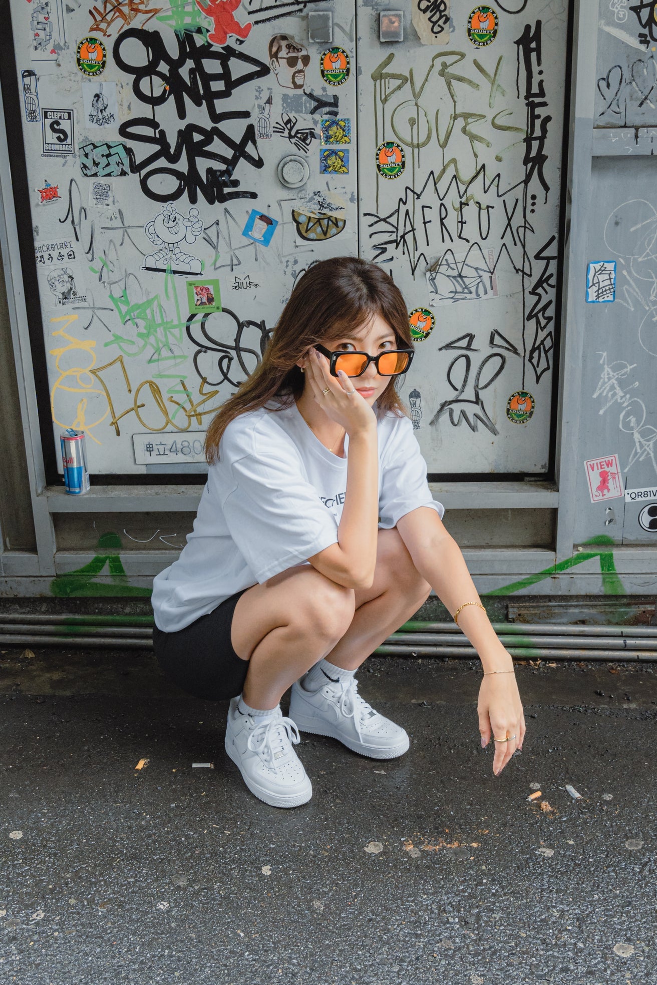 ビッグシルエットテキストTシャツ DPB11018