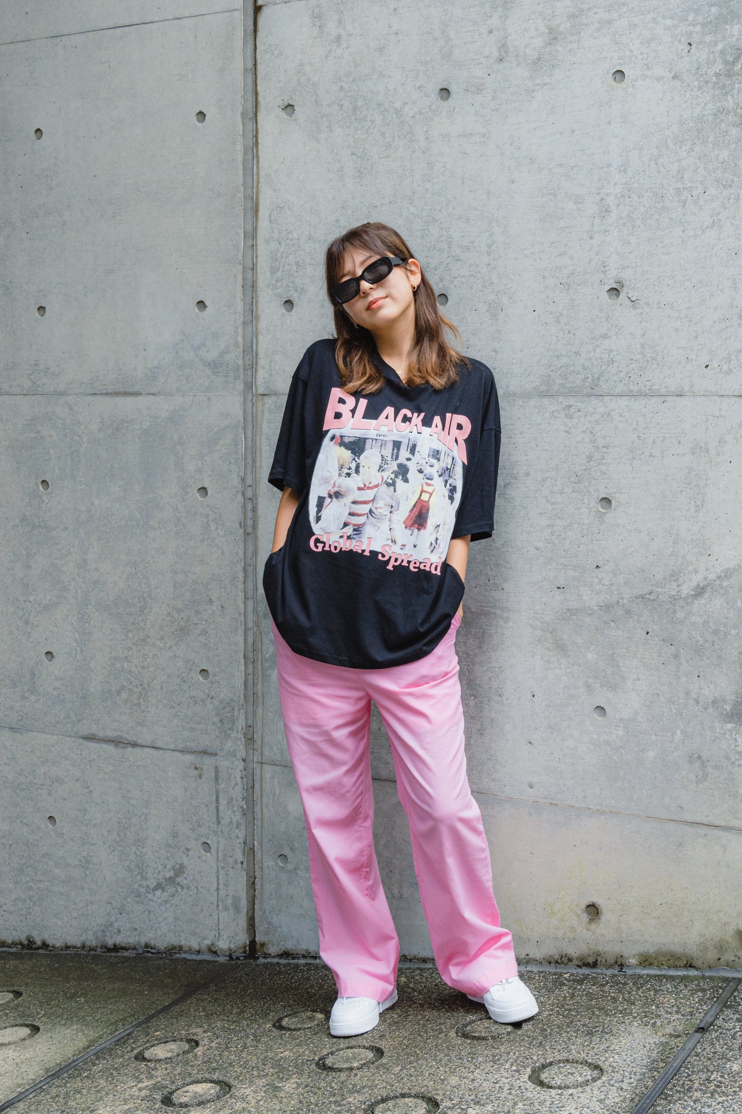 ブラックエアービッグTシャツ DPB11020