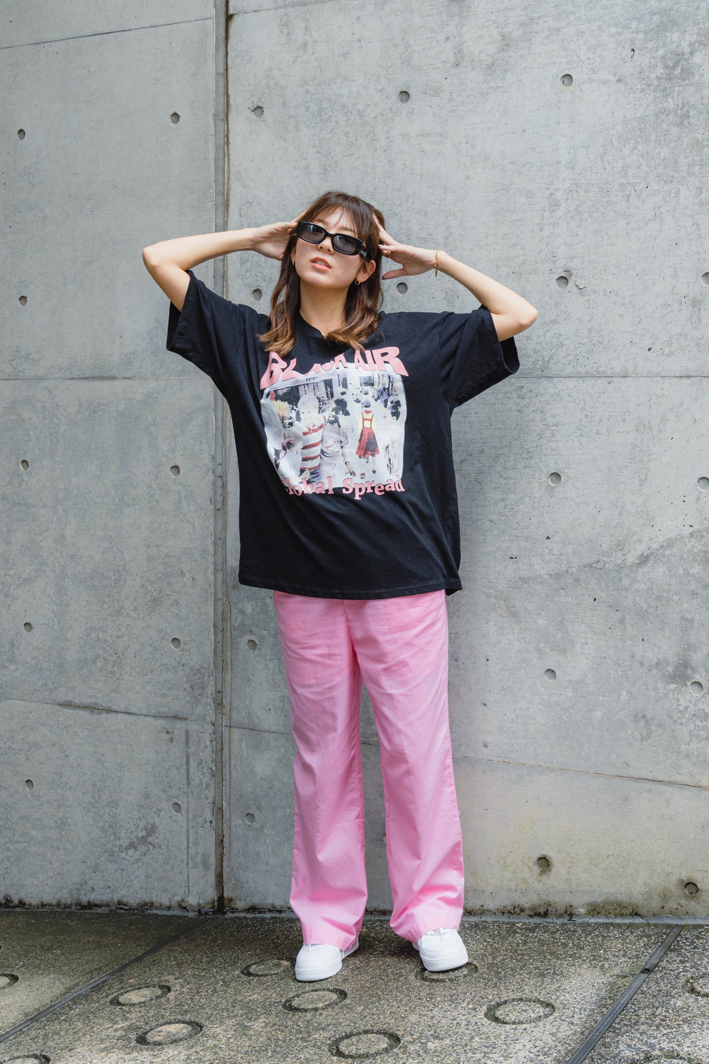 ブラックエアービッグTシャツ DPB11020