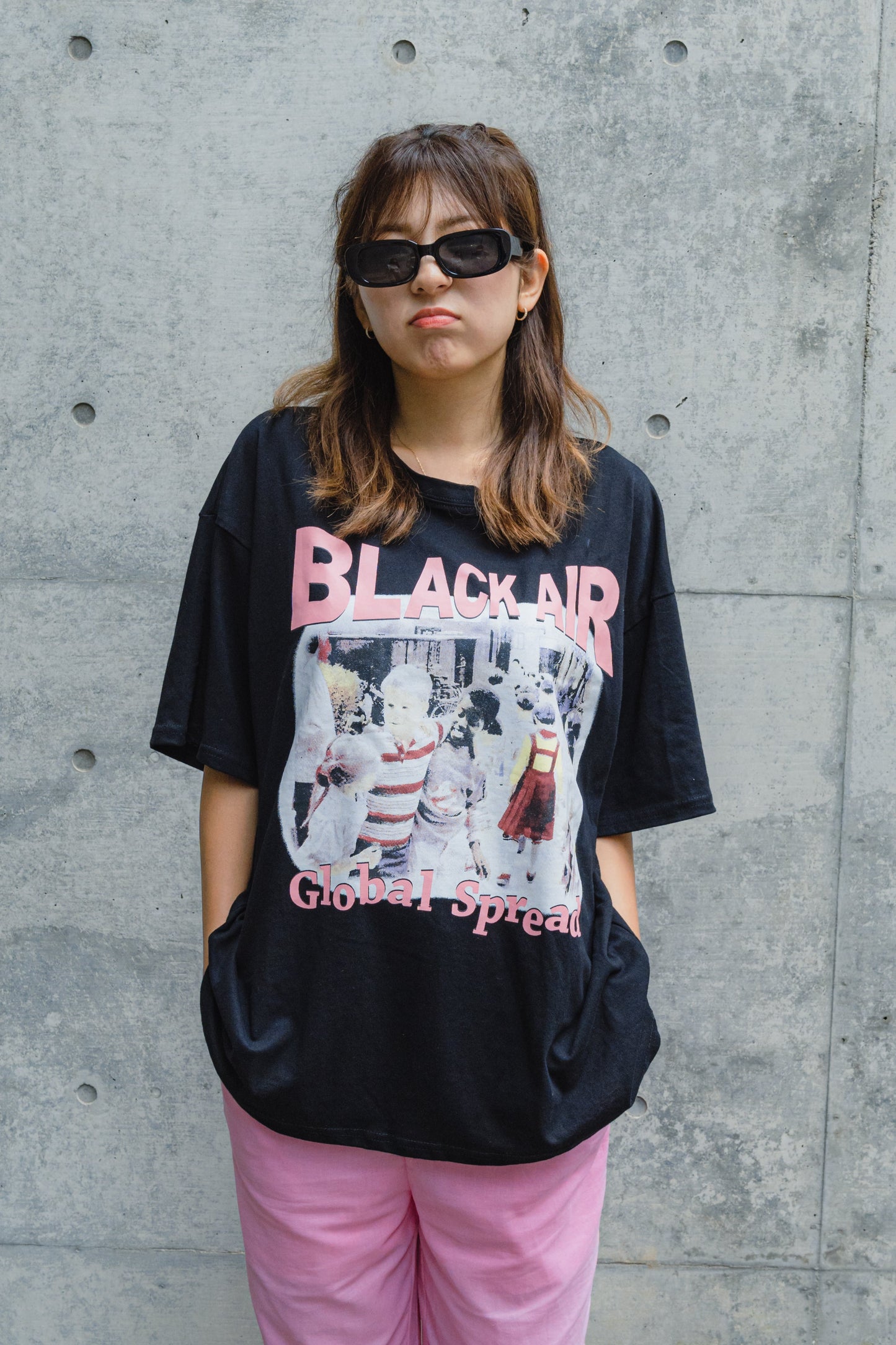 ブラックエアービッグTシャツ DPB11020