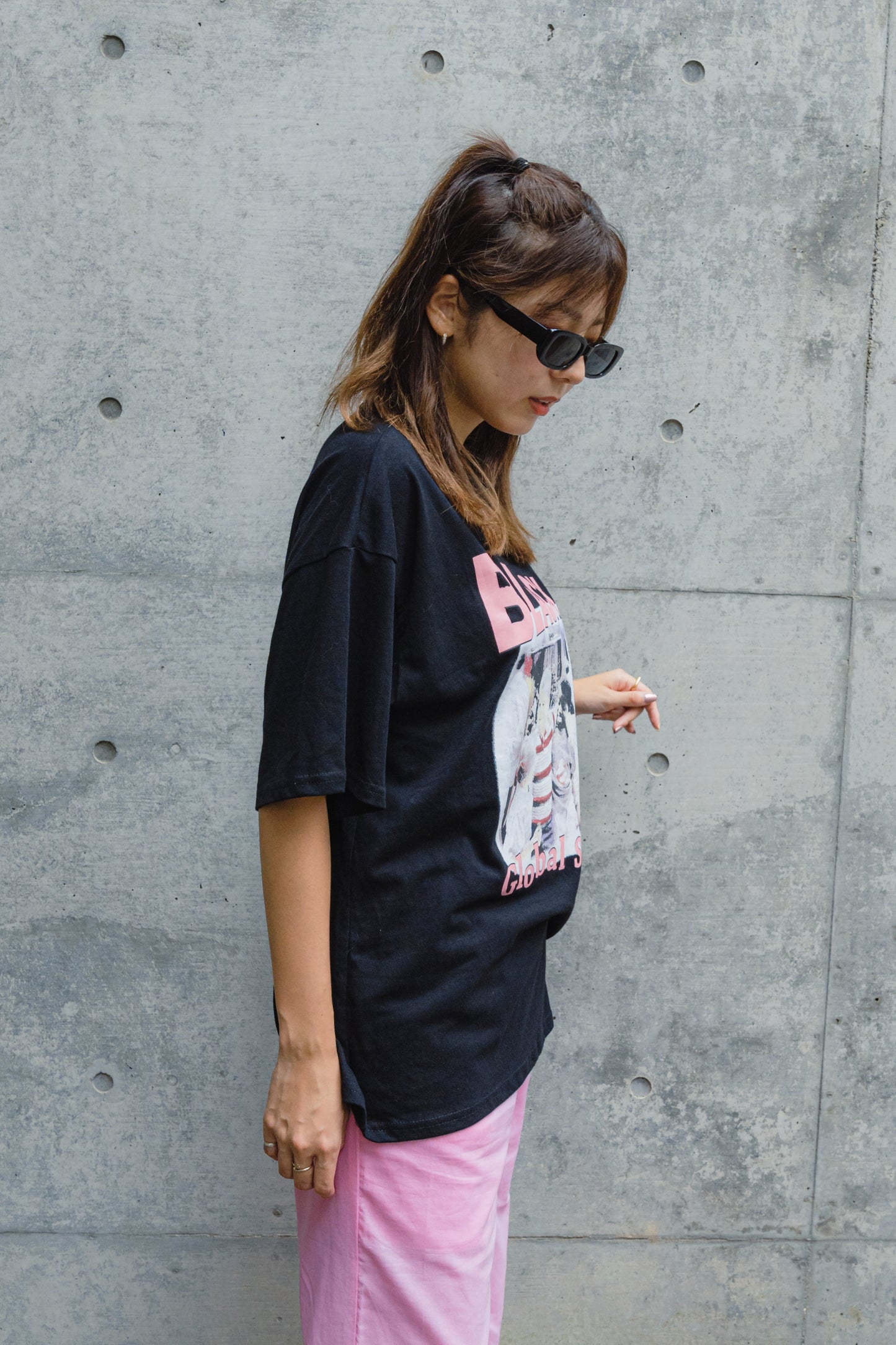 ブラックエアービッグTシャツ DPB11020