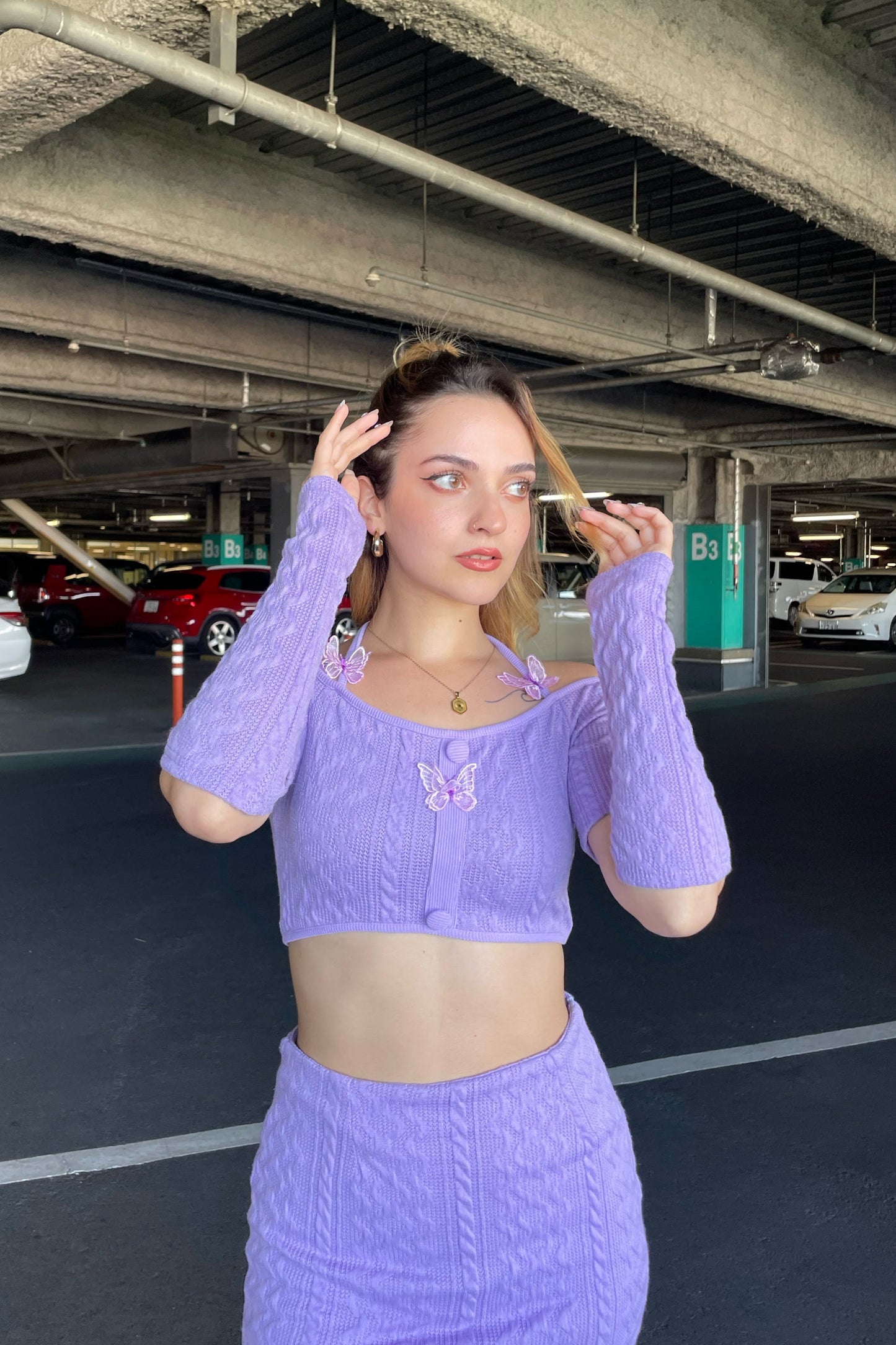 アームスリーブニットセットアップ DPA36030