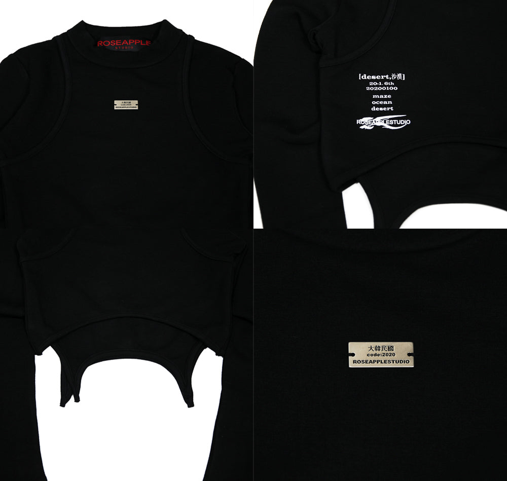 レイヤークロップTシャツ DBA01122