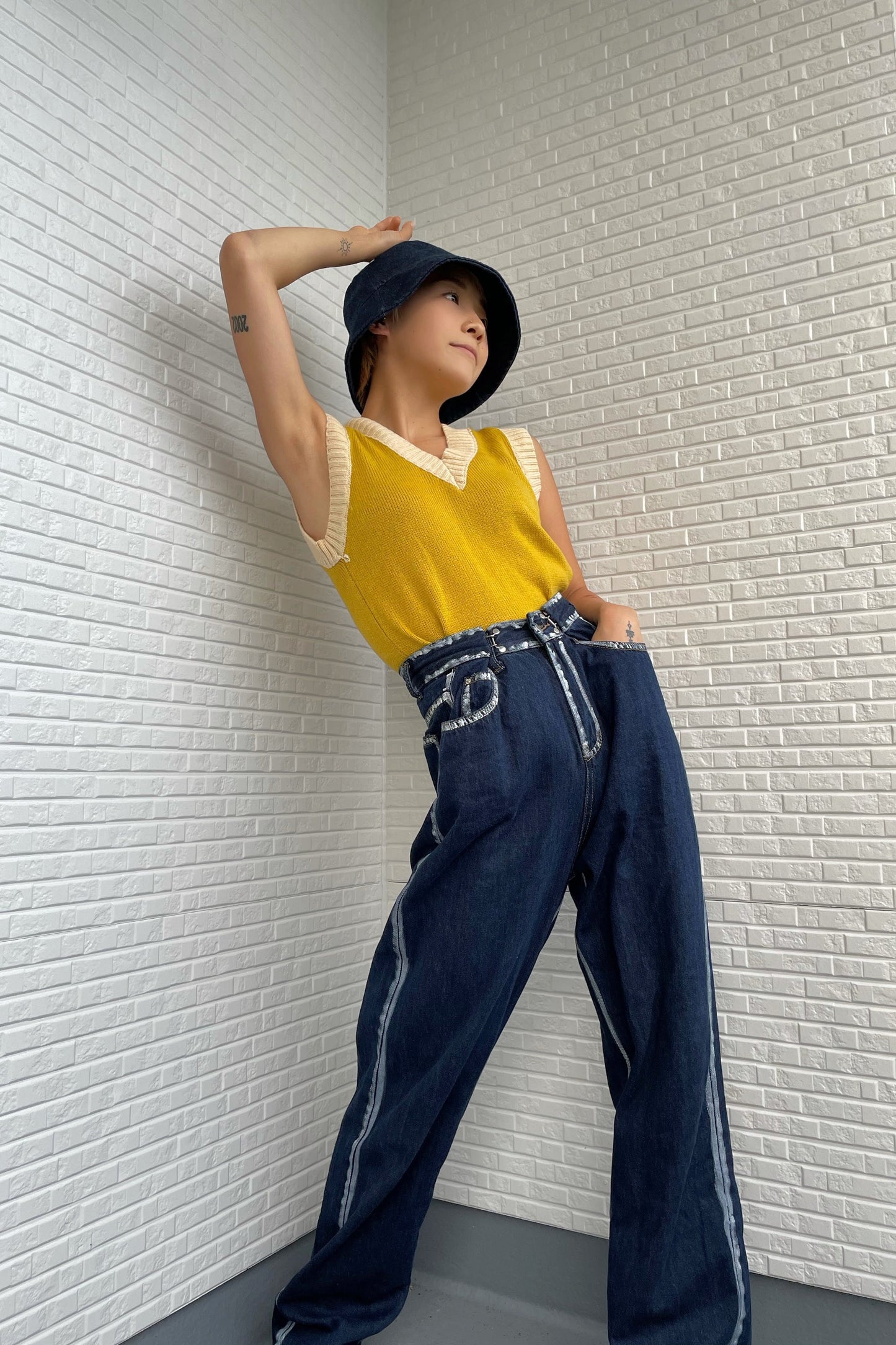 バイカラーベスト DPA03055