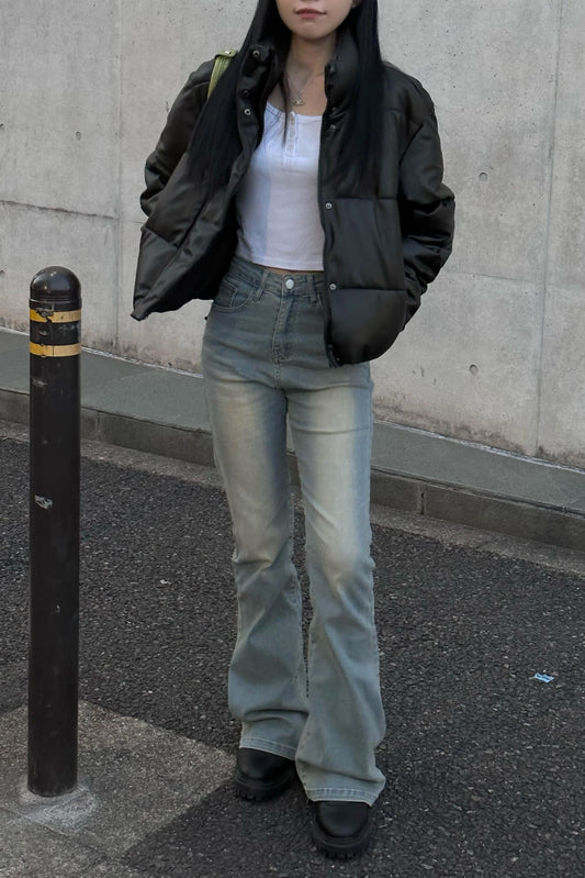 ハイウェストグレージーンズ DPB43059