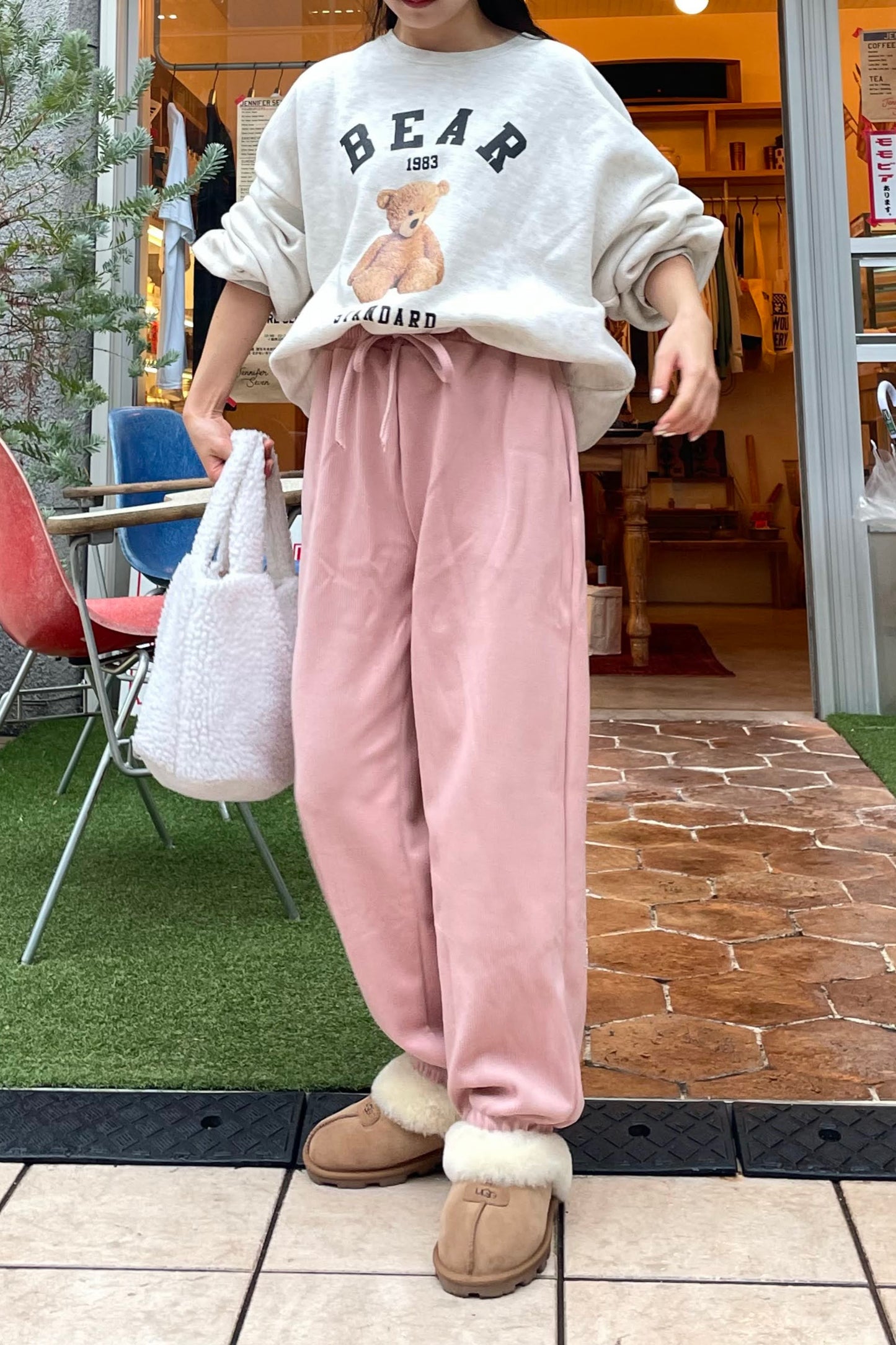 ピンクスウェットパンツ CPA20005