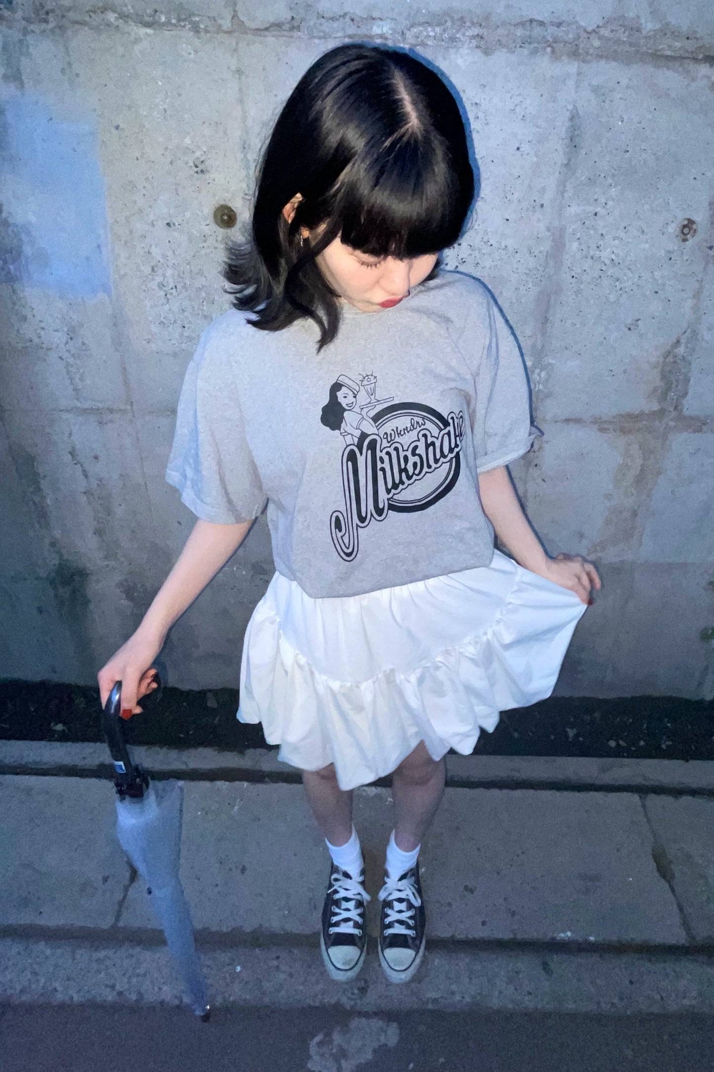 レトロプリントTシャツ DPA43029