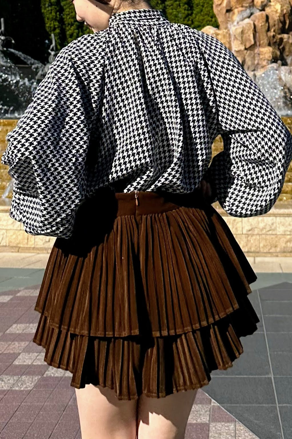 フリルベロアスカート DPA43144