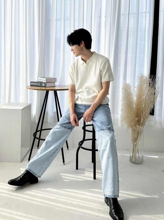 ホワイトポロシャツ SPA05022