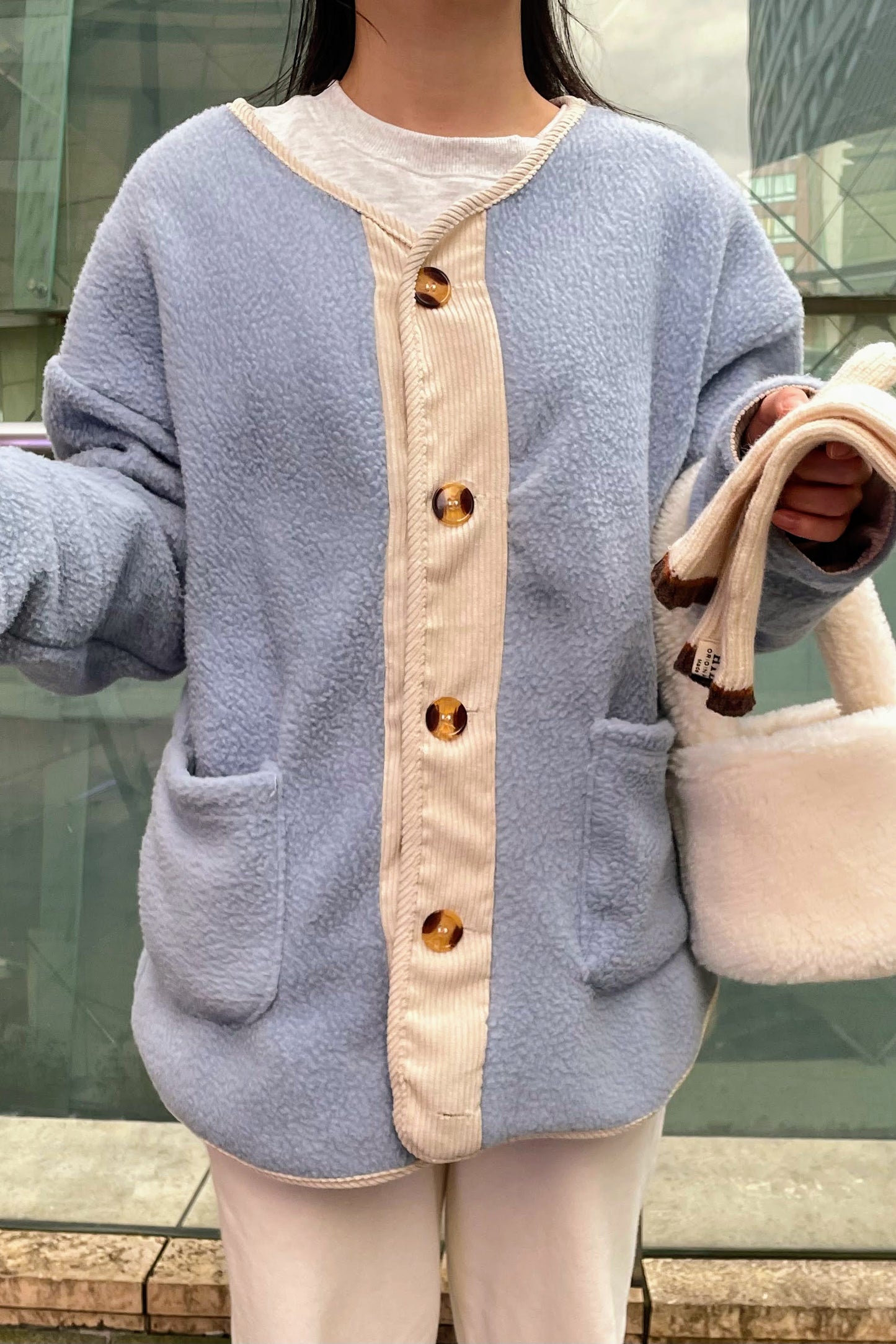 ノーカラーボアアウター CPA20003