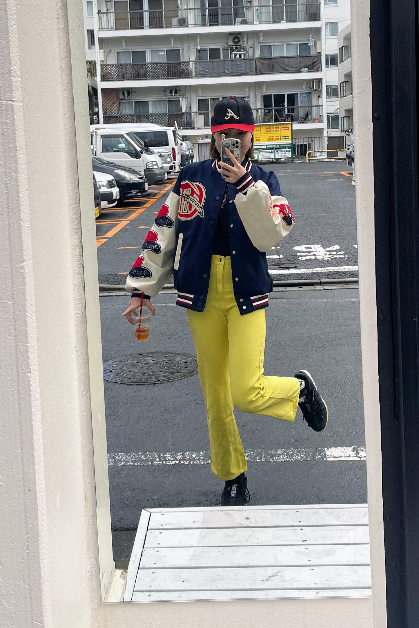 イエローカラーデニムパンツ DPA46050