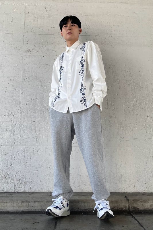 フラワーステッチシャツ SPA02082