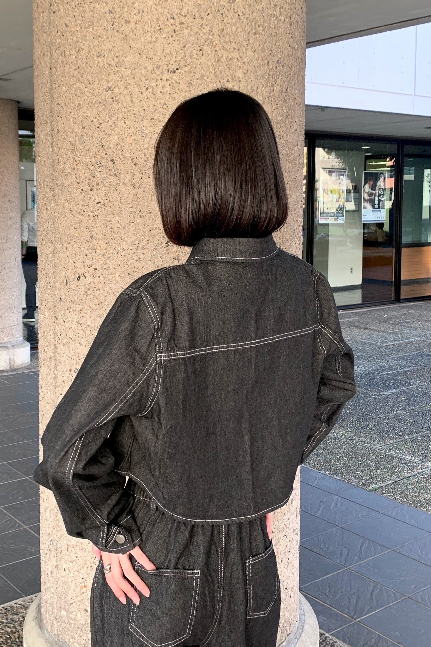 クロップドデニムセットアップ DPA76056