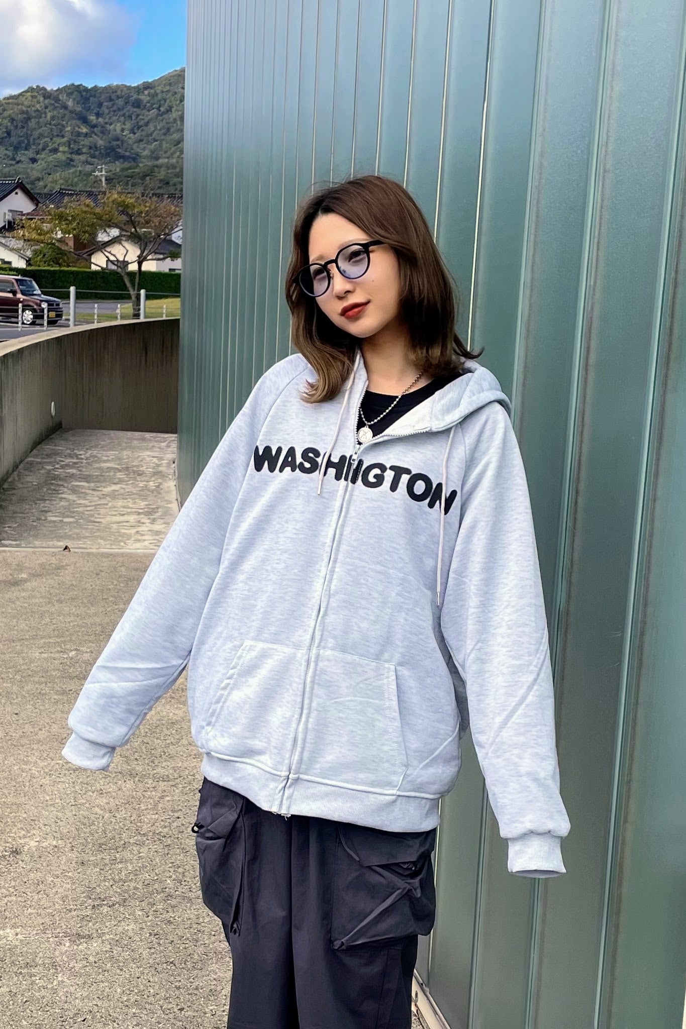 ビッグシルエットパーカー DPA61122