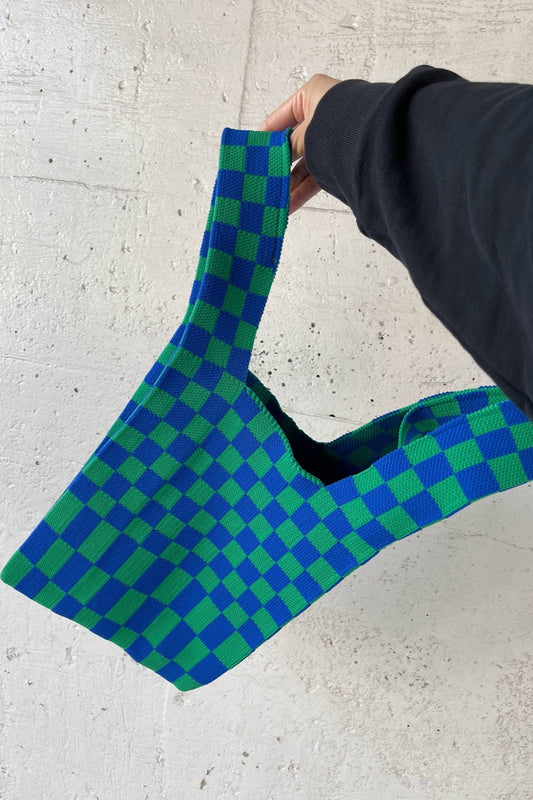 チェックニットバッグ SPA02107