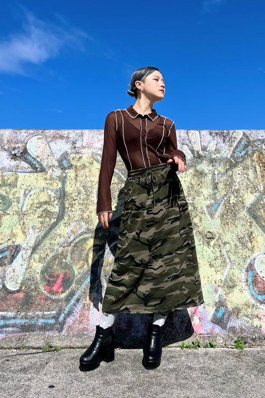 カモフラージュスカート DPA89060