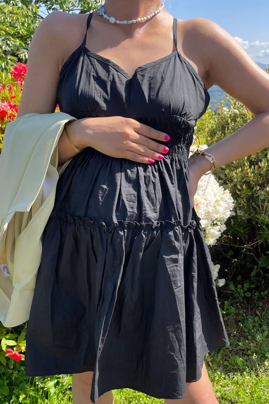 バッククロスティアードワンピ DPA27031