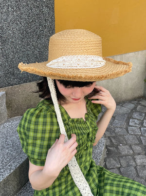 リボン付き麦わら帽子 DPA43171