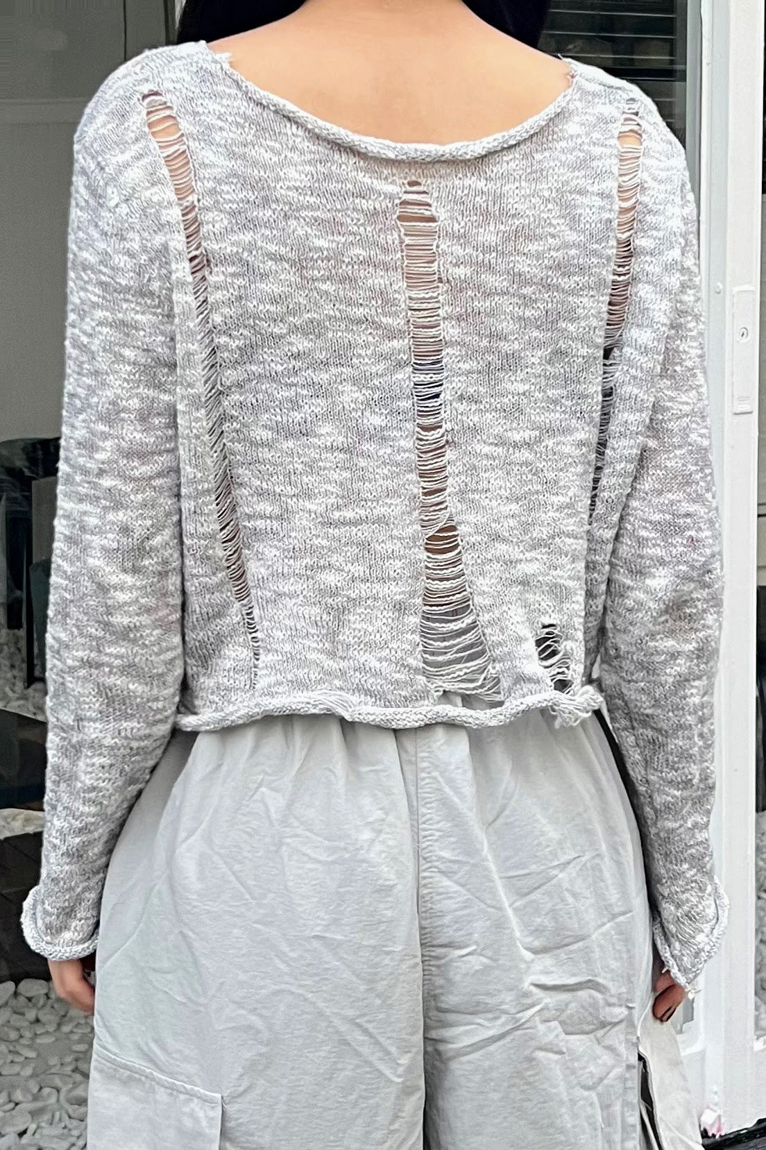 ダメージニットロングスリーブ DPB35032