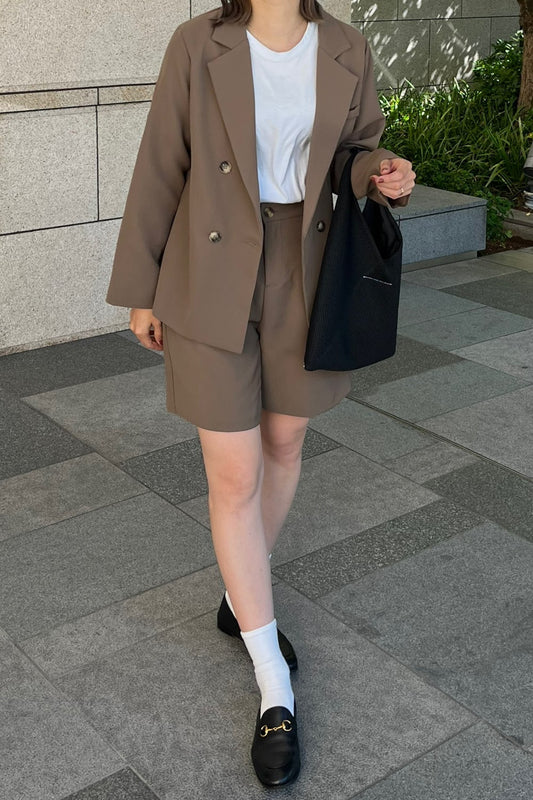 ハイウエストタックショートパンツ CPA04007