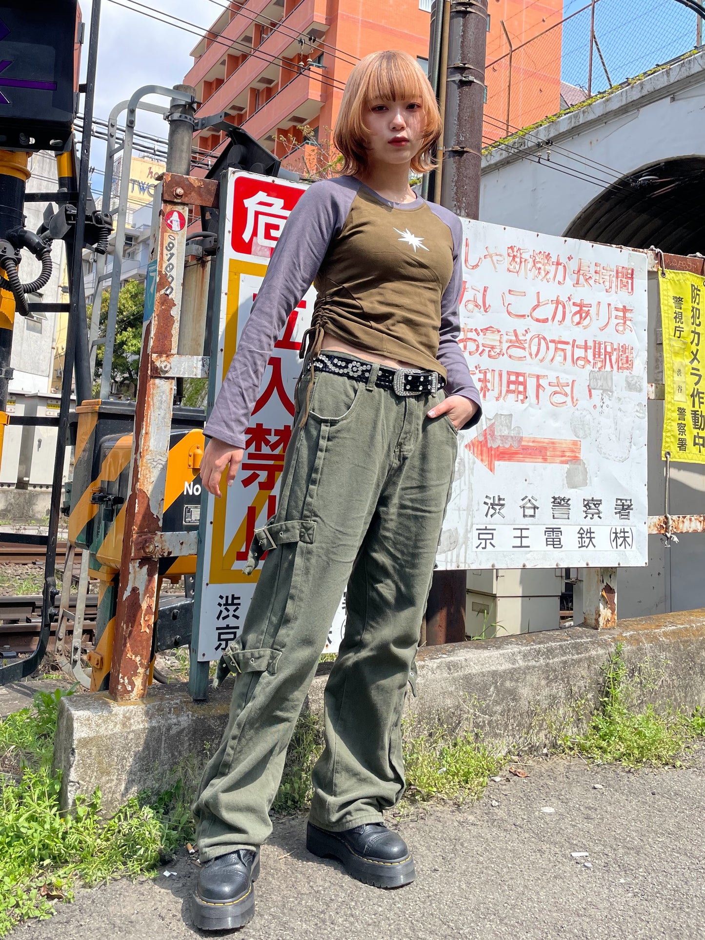 ハトメデニムパンツ DPA20253