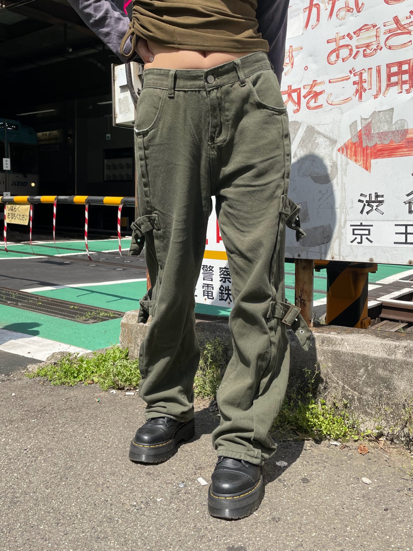ハトメデニムパンツ DPA20253