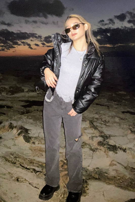 レザーダウンジャケット DPB22037