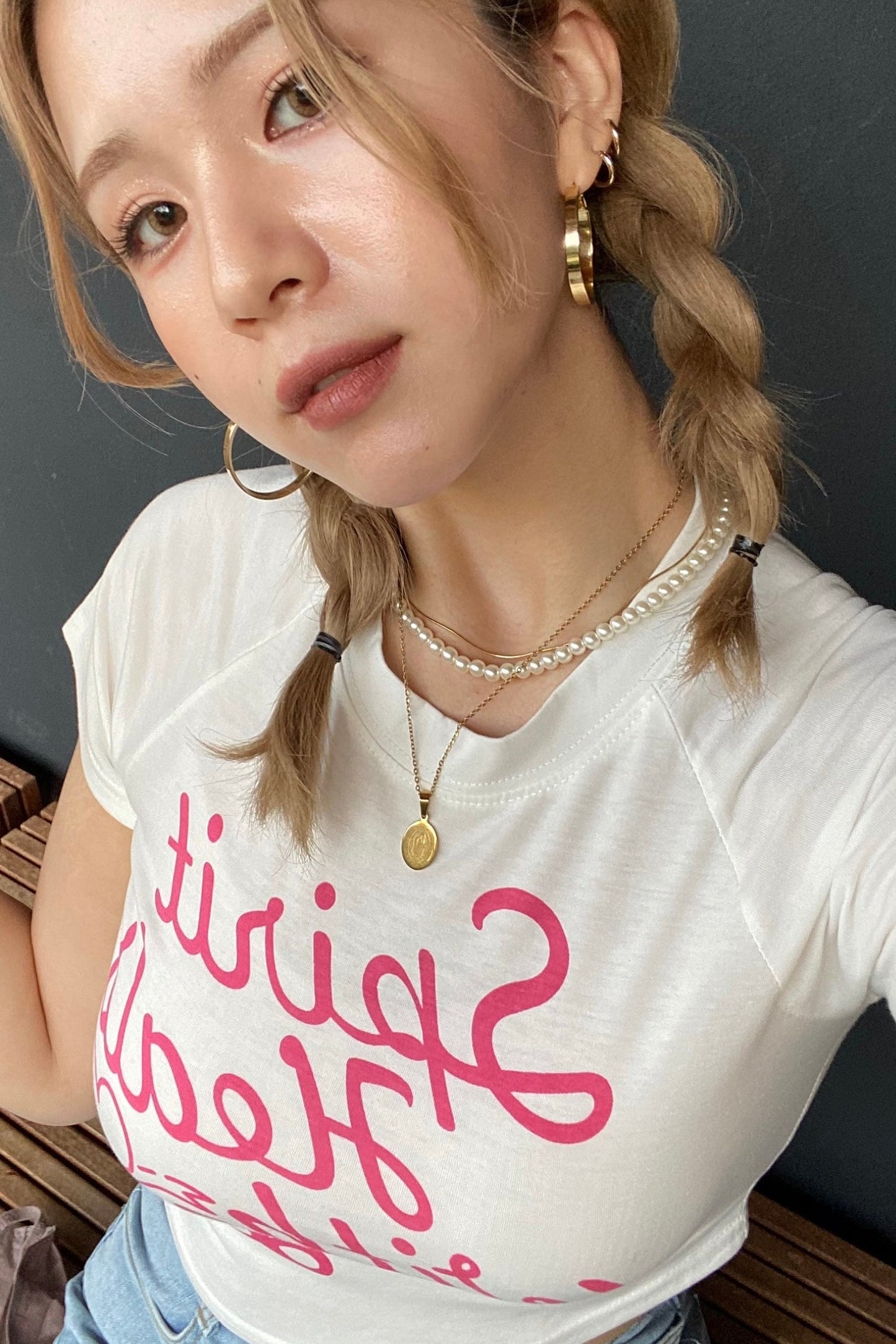 クロップドTシャツ DPA69023