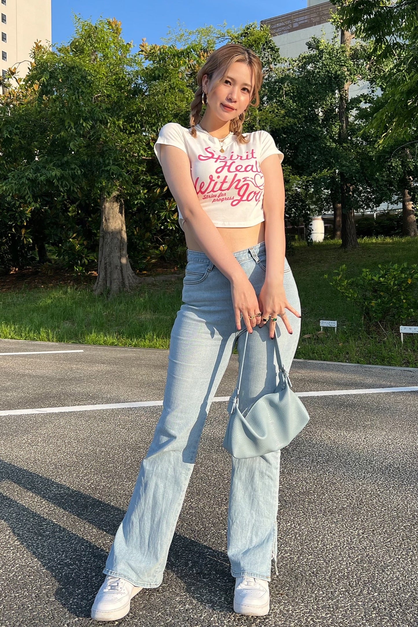 クロップドTシャツ DPA69023