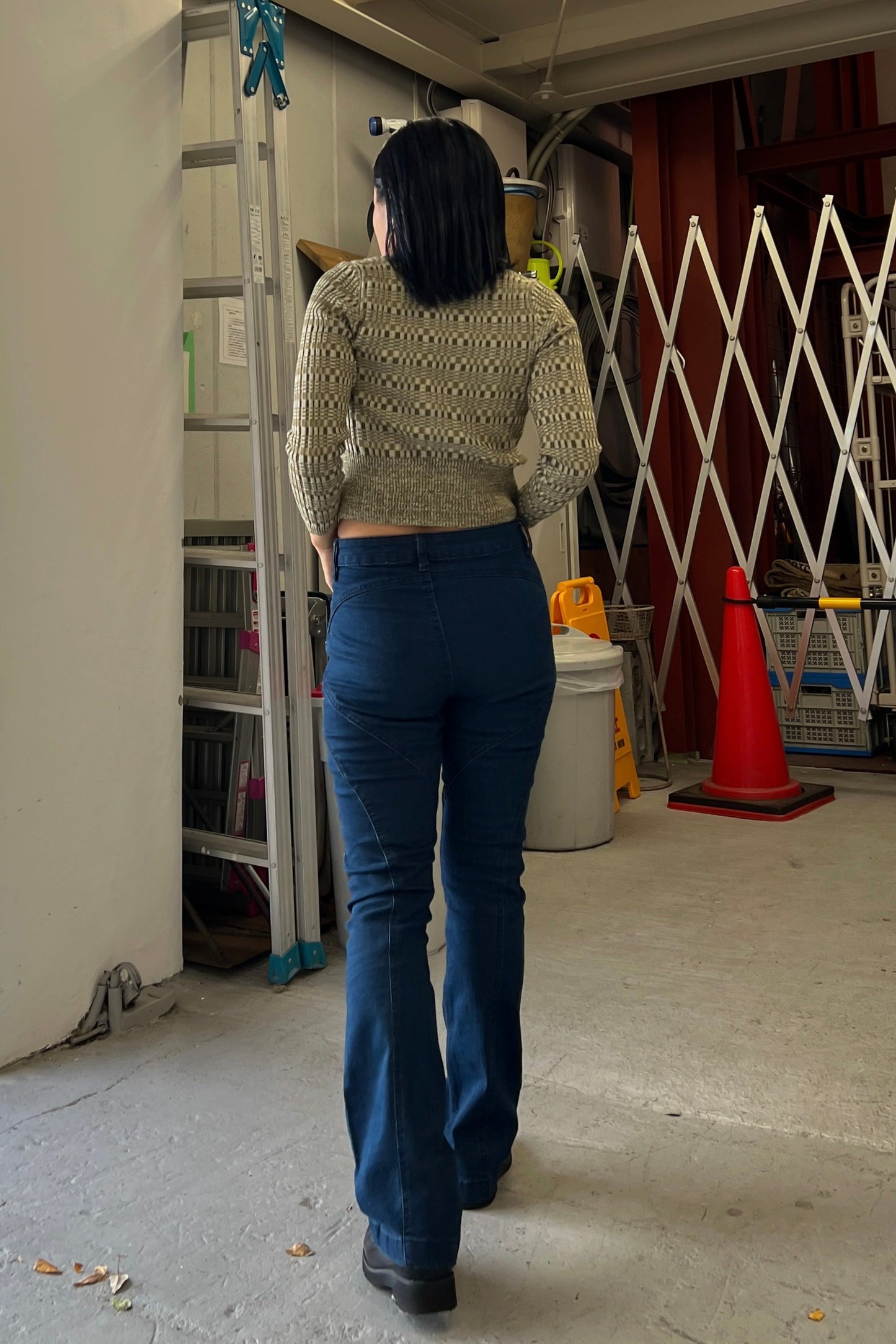 ステッチワークデニムパンツ DPA14012