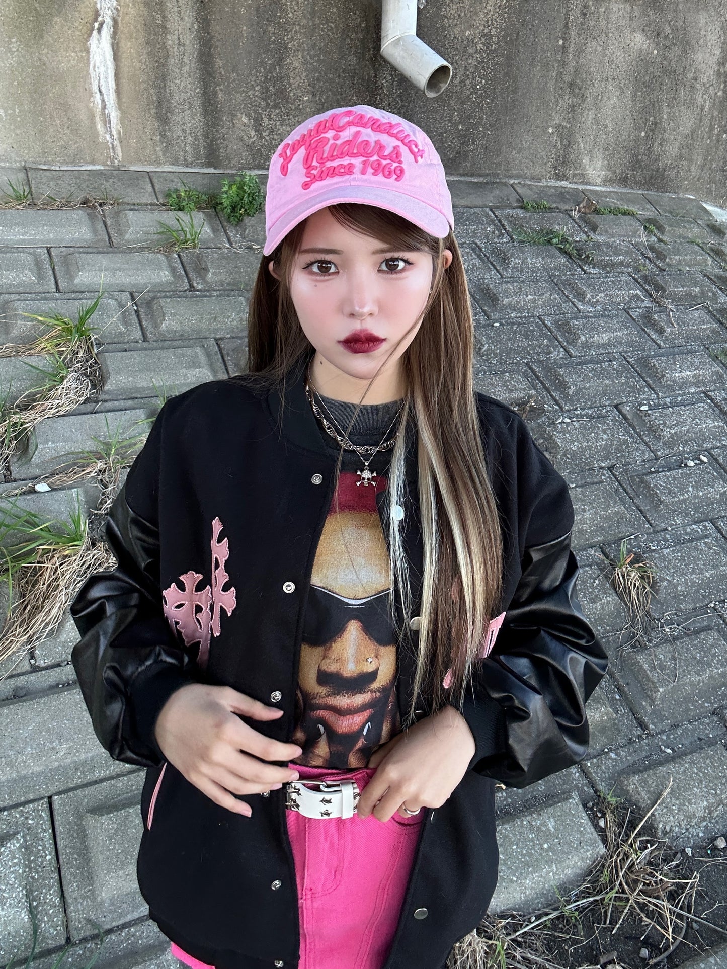 レザーステッチスタジャン DPB39113