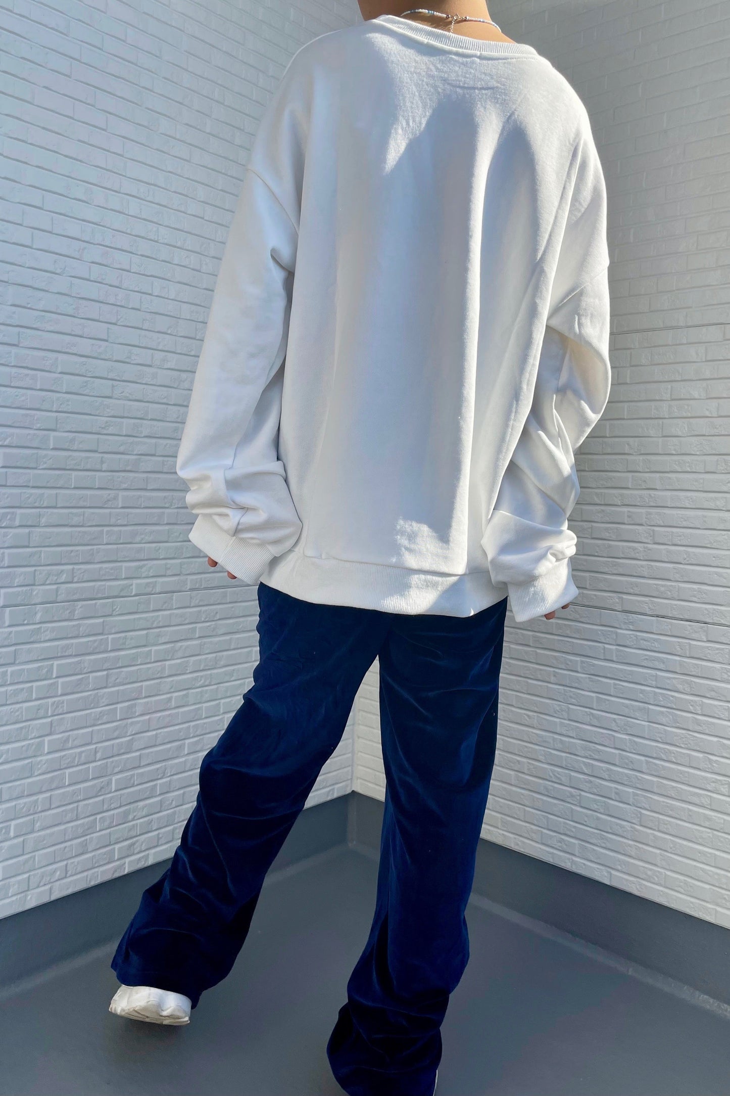 サイドラインベロアストレートパンツ DPA03071