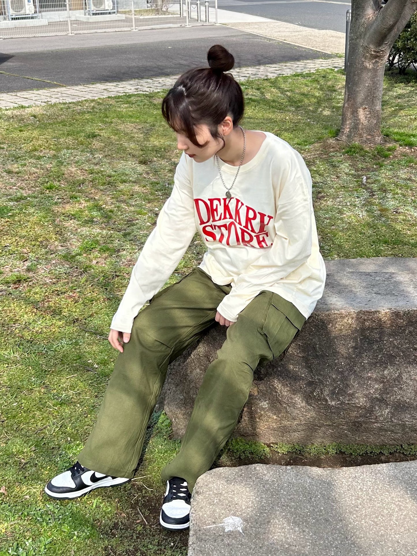 レッドロゴロンTシャツ DPA61205