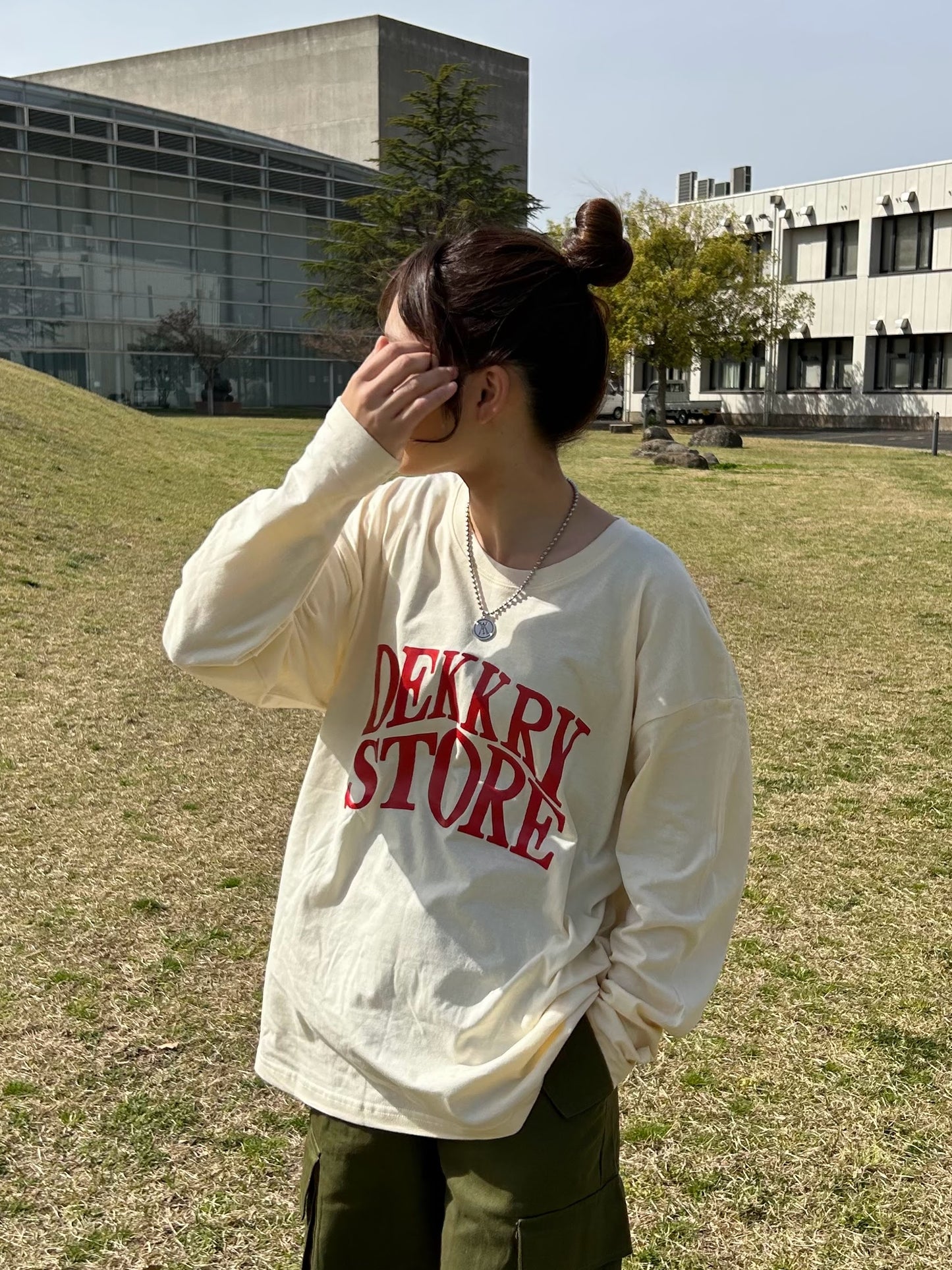 レッドロゴロンTシャツ DPA61205