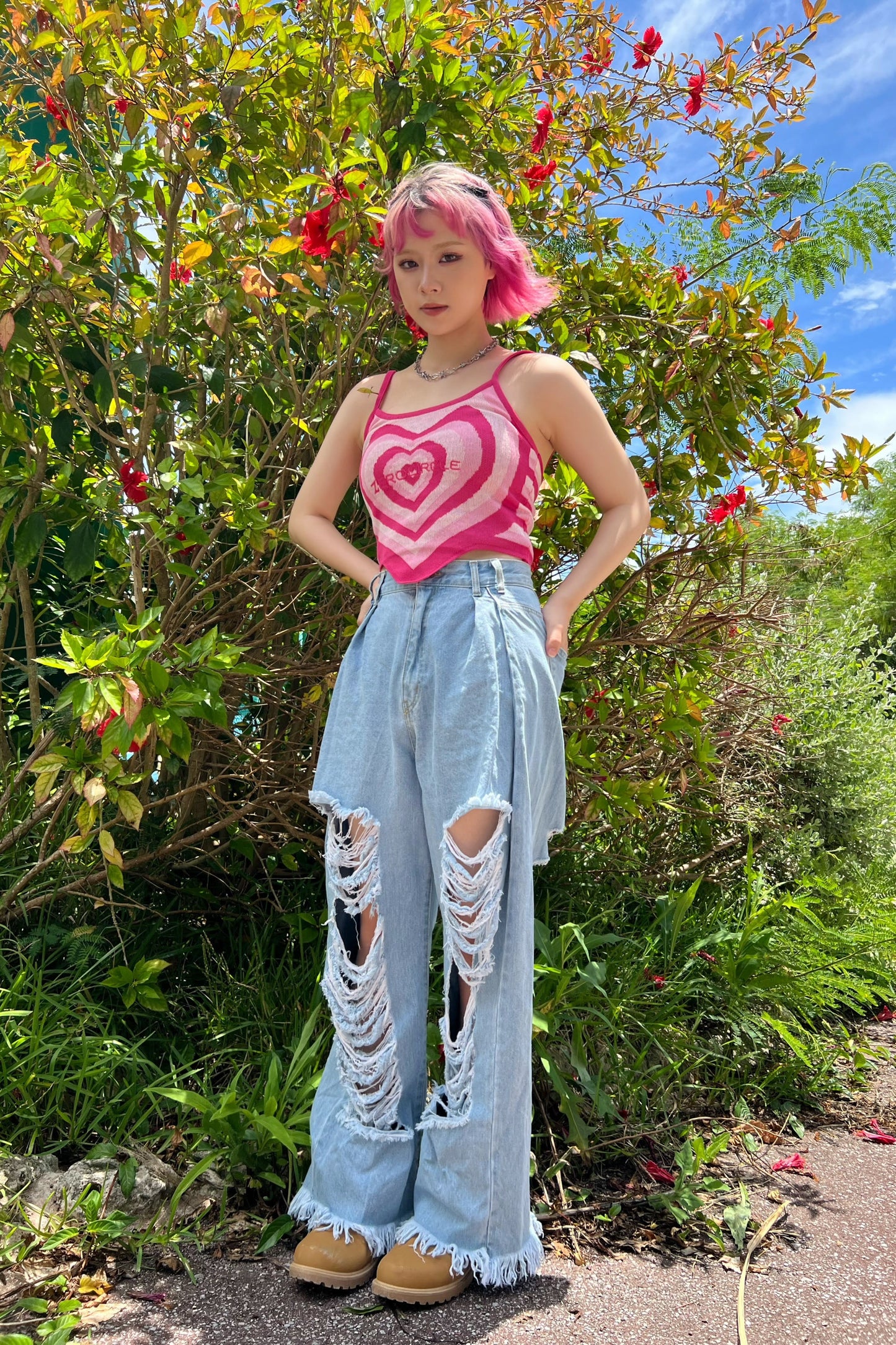 ハートデザインキャミソール DPA89012