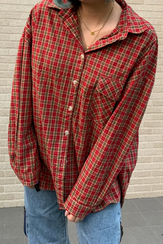 ユニセックスチェックシャツ DPA02065