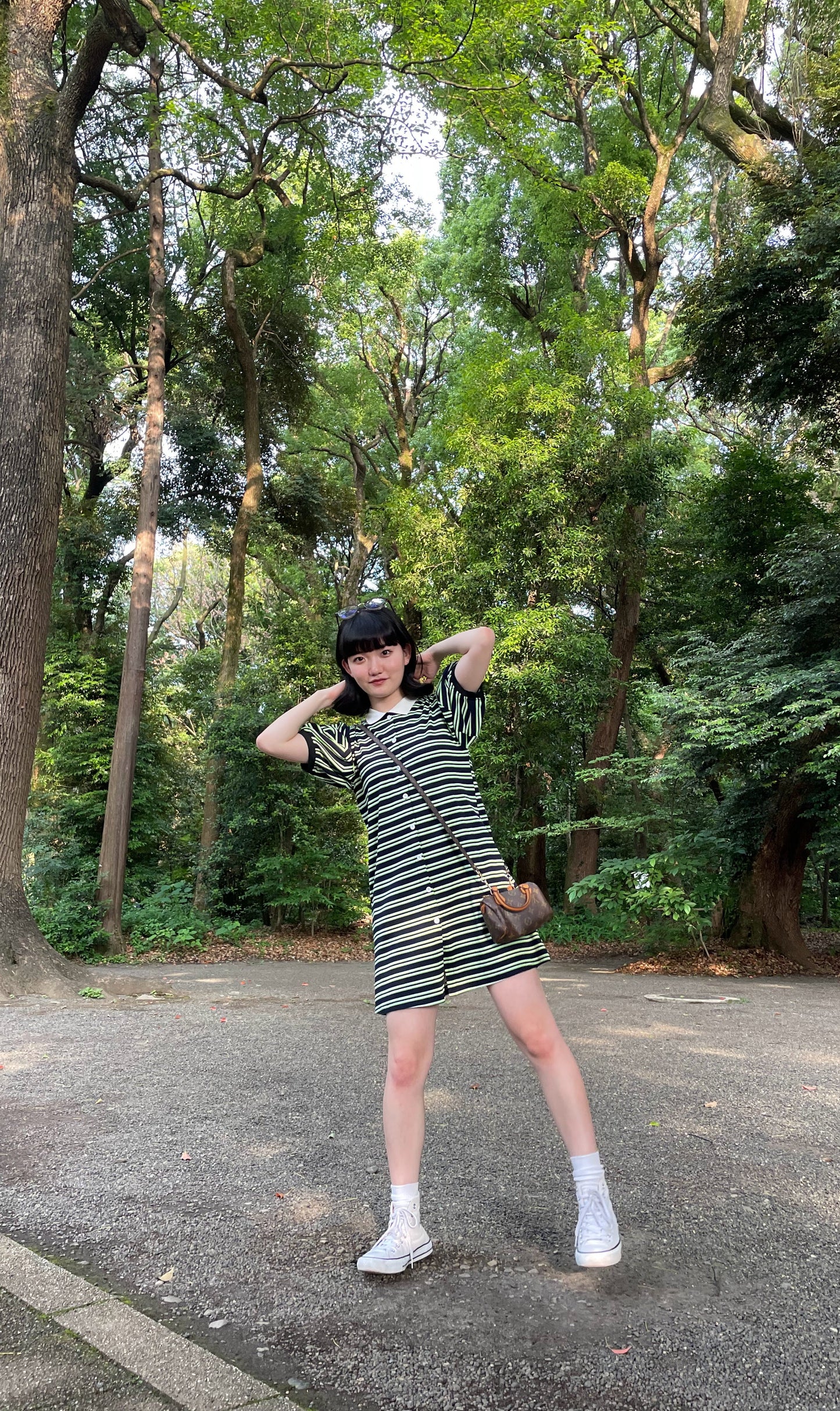 ポロボーダーワンピ DPA43043