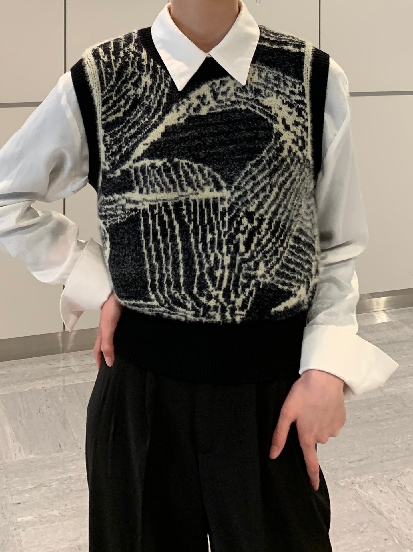 デザインニットベスト DPA76127