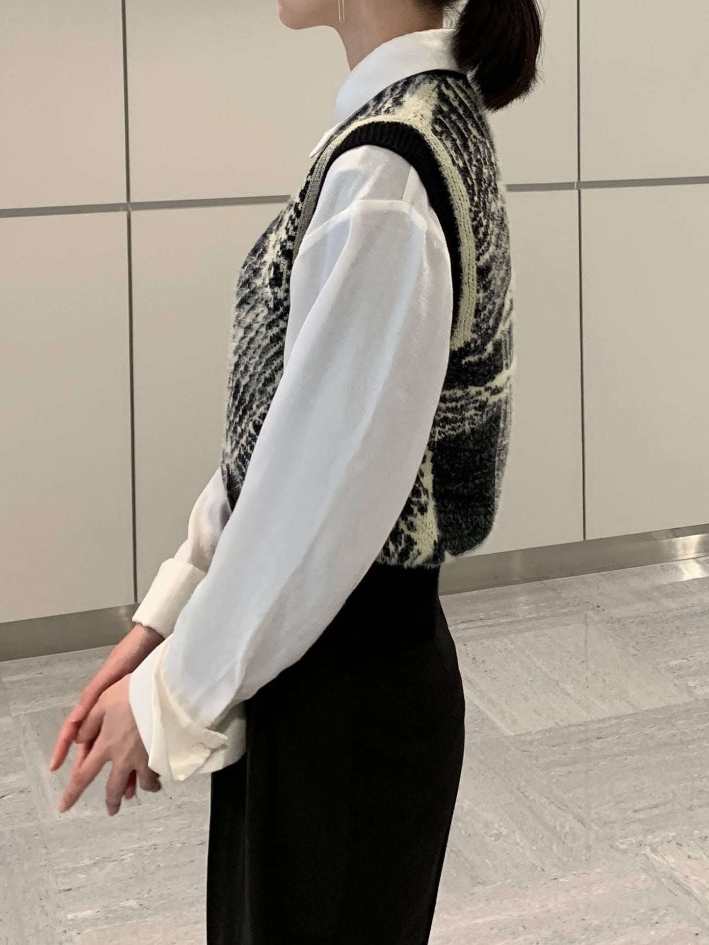 デザインニットベスト DPA76127